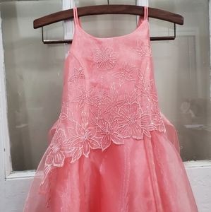 Coral Formal Sequin Dress